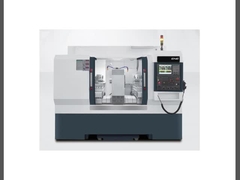 7.5kW Dual Spindle Flat Bed Machining Center With 4 Station Tool Holders
