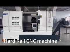 slant bed hard rail single spindle live turret servo turret cnc machine
